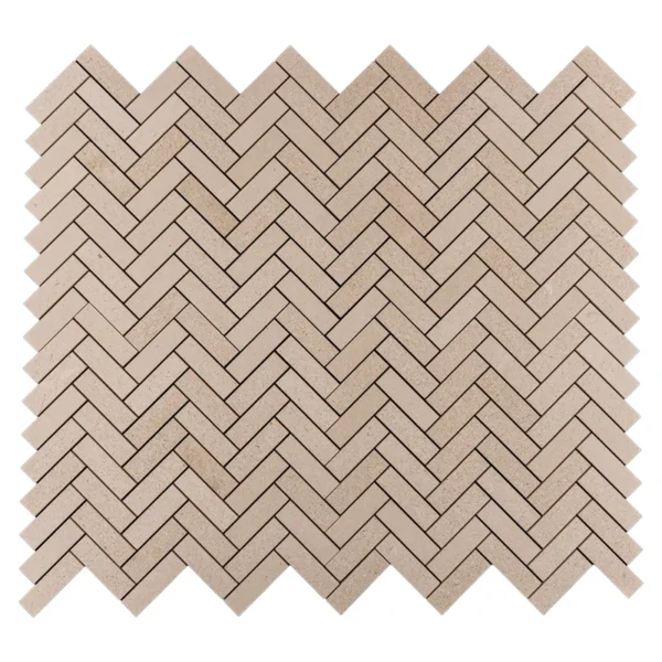 1×3 Herringbone Limestone Honed Mosaic