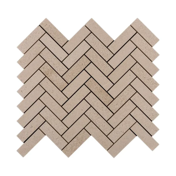 1×3 Herringbone Limestone Honed Mosaic