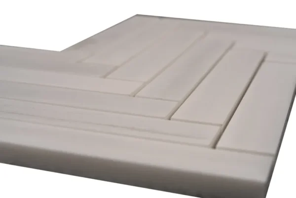 1x6 Herringbone Dolomite Mosaic Tile - Honed Finish - Image 5