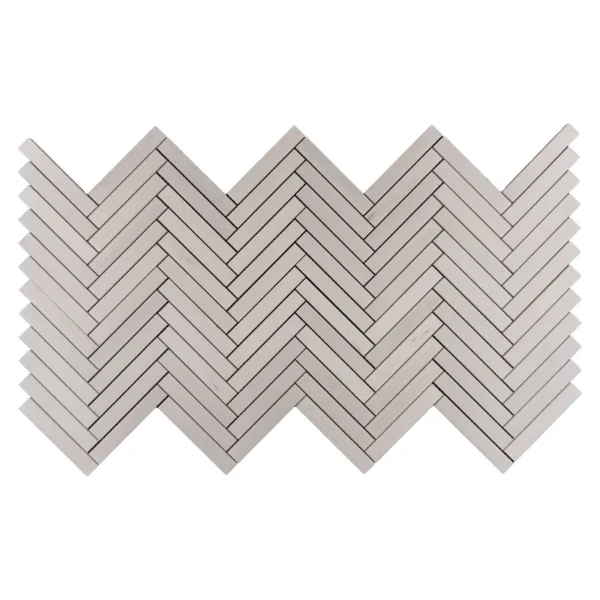 1×6 Herringbone Dolomite Mosaic Tile