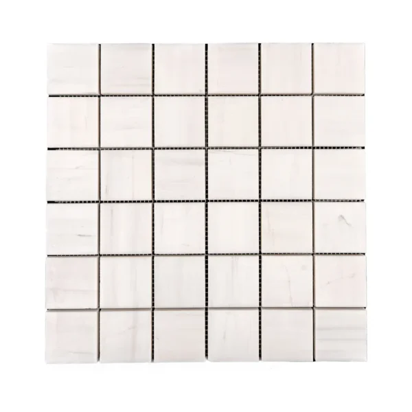 2 x 2 Dolomite Honed Marble Mosaic