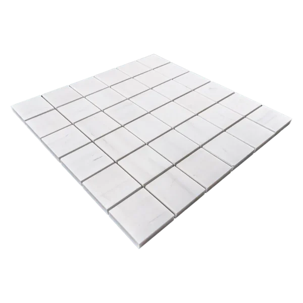 2 x 2 Dolomite Honed Marble Mosaic