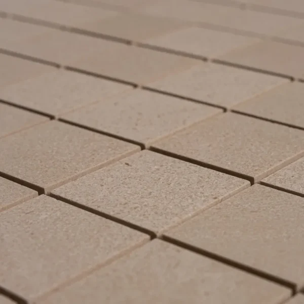 2 x 2 Limestone Honed Marble Mosaic
