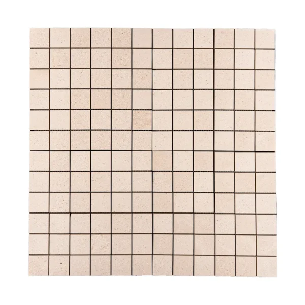 2 x 2 Limestone Honed Marble Mosaic