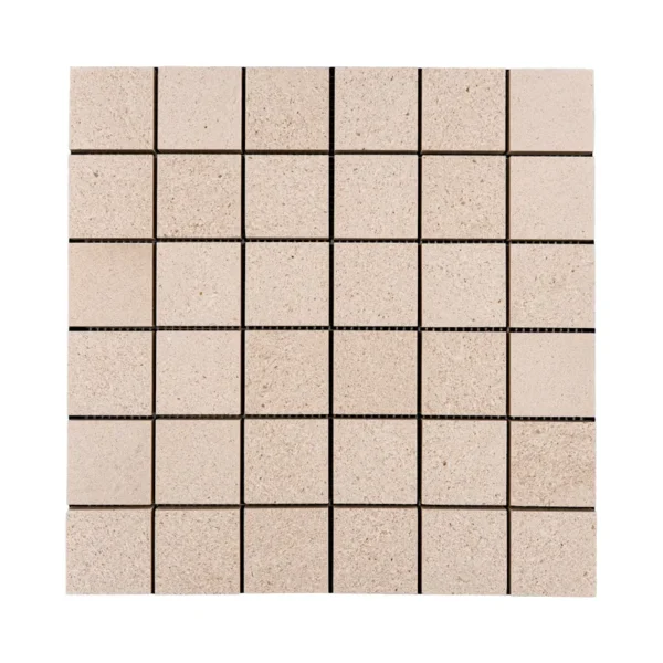2 x 2 Limestone Honed Marble Mosaic