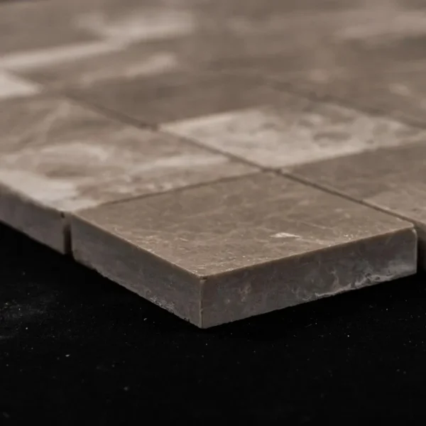 Silver Diamond 2×2 Inch Polished Luxurious Mosaic Tile –Marble Silver Gray - Image 5