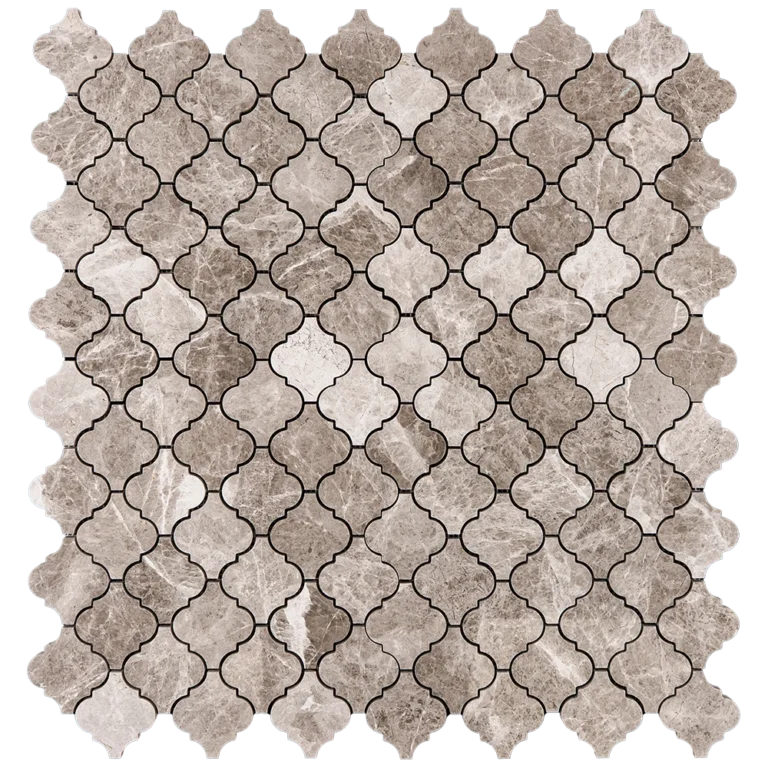 Silver Diamond Arabesque Polished