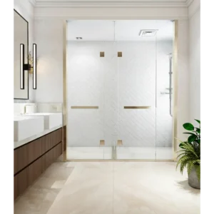 dolomite fish scale pattern mosaic shower tile