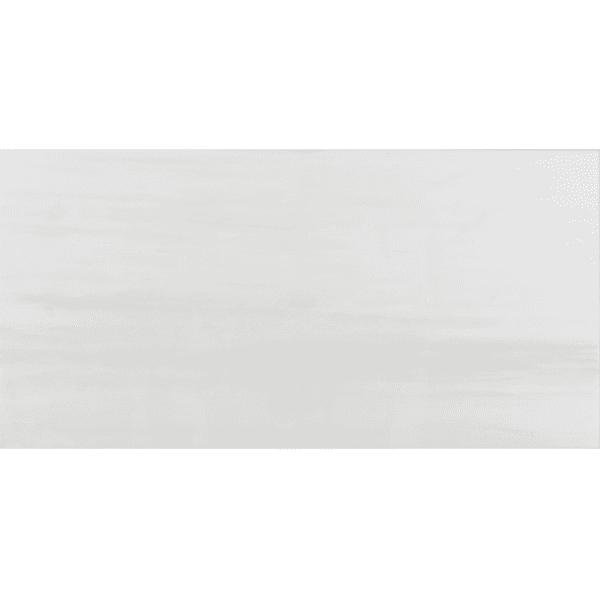 Rectangular white Dolomite marble tile with a smooth honed finish and soft horizontal veining.