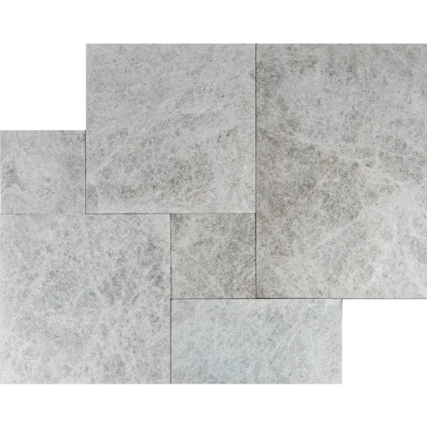 Luna Gray – French Pattern Leather Finished Marble