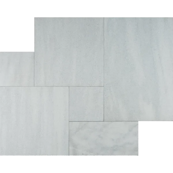 Florida Blue – French Pattern Sandblasted Marble Paver