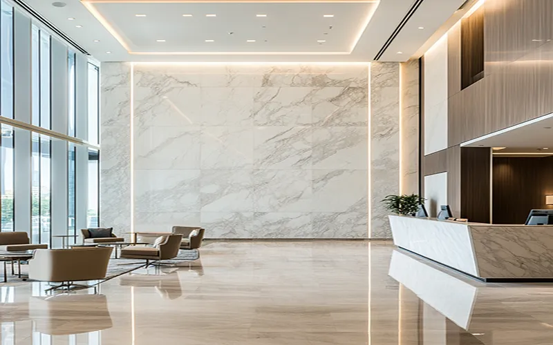 wall tile in commercial place