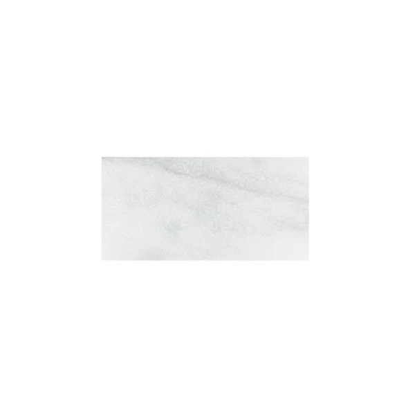 Avalon White 6x12 leather marble paver with smooth texture and soft gray veining – premium white marble for outdoor and indoor flooring