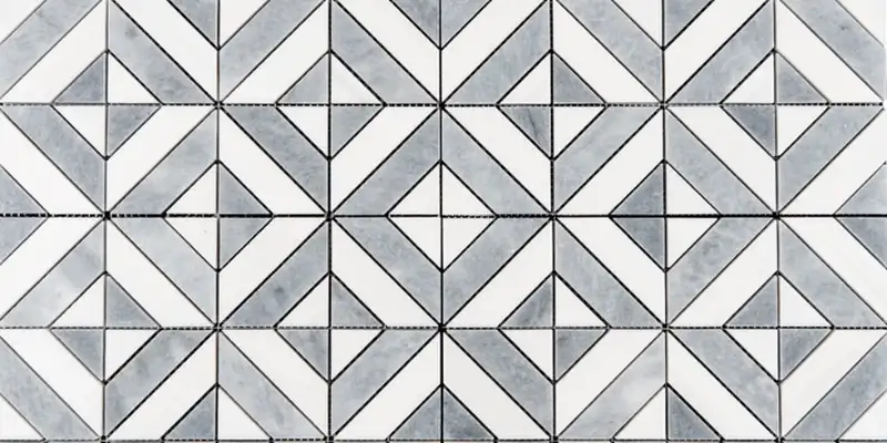 Siena geometric marble mosaics