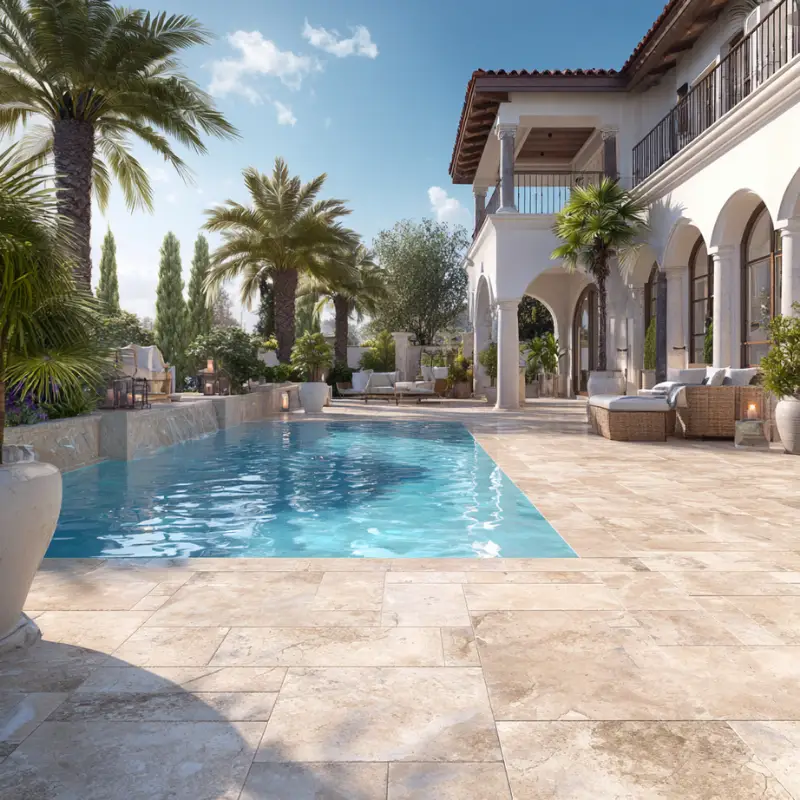 Turkish marble blocks prepared for export from quarries in Turkey