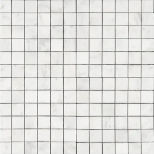 milas white 2x2 honed marble mosaic tile 12inc