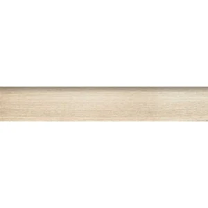 Acorn Natural 3x18 porcelain bullnose trim with painted-bevel edge