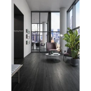 Acorn Nero 9x36 Natural Rectified Porcelain Tile gallery image 1