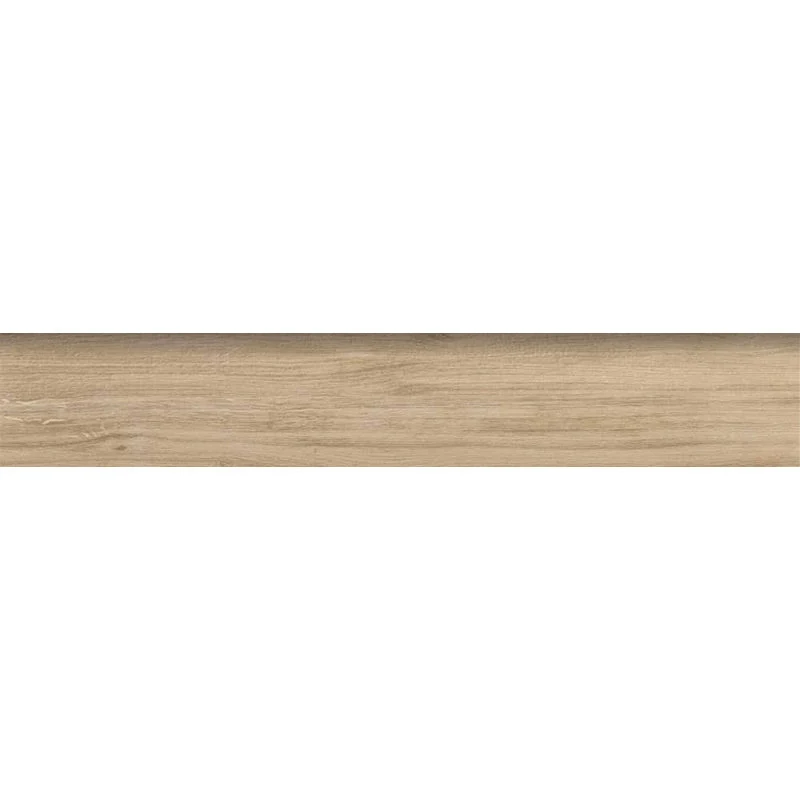 Acorn Pecan 3x18 natural porcelain bullnose trim