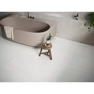 Atlantic White 12x24 Porcelain Tile Matte Rectified gallery image 1