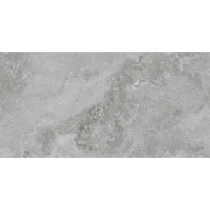 Cipriani Grey 12x24 porcelain tile with a natural matte finish and pressed edges