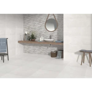 Cipriani White 12x24 Porcelain Tile Natural Pressed gallery image 1