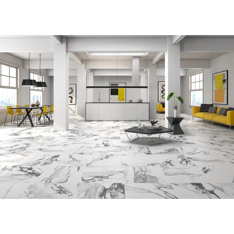 Crash Blanco 12x24 Porcelain Tile Natural Rectified gallery image 1