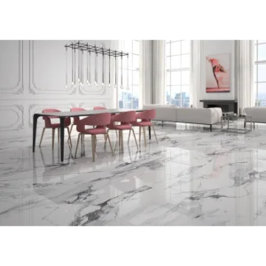 Crash Blanco 12x24 Porcelain Tile Polished Rectified gallery image 1