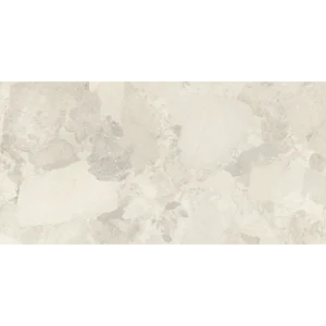 Crew Almond 12x24 porcelain tile in warm almond beige with a natural matte finish and rectified edges