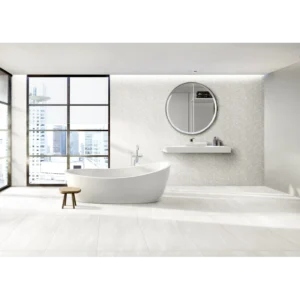 Dolomite White 12x24 Porcelain Tile Natural Rectified gallery image 1