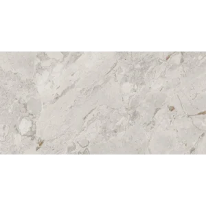 Eva Pebble polished 12x24 porcelain tile with rectified edges