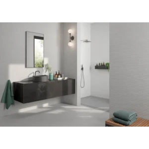 Fibra Silver 12x24 Porcelain Tile Natural Rectified gallery image 1