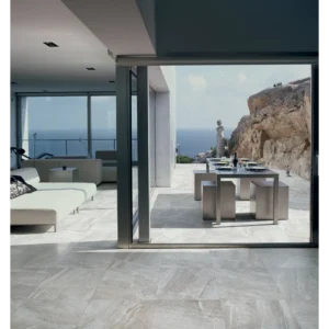 Flint Silver 12x24 Porcelain Tile Natural Rectified gallery image 1