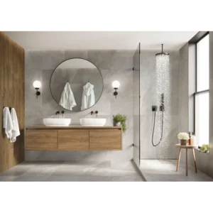 Happy Floors Waves Cloud 12x24 Porcelain Tile Natural Rectified gallery image 1