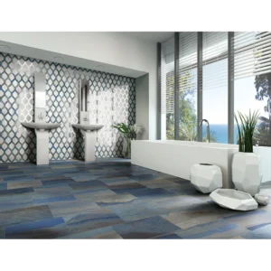 Macaubas Azul 12x24 Polished Porcelain Tile Rectified gallery image 1