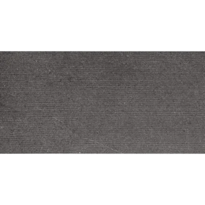 Nextone Dark Line 12x24 porcelain tile in a natural matte finish with rectified edges