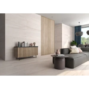 Odine Ivory 12x24 Porcelain Tile Matte Rectified gallery image 1