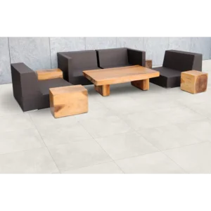 Parker White 24x24 2CM Porcelain Paver – Natural gallery image 1