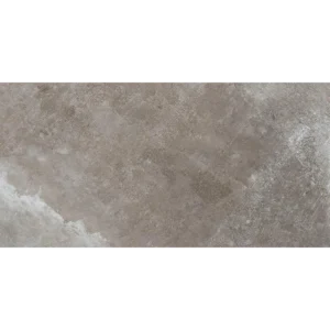 Salt Stone Ash 12x24 porcelain tile in an ash gray tone with a natural matte finish and pressed edges