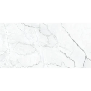 Statik Charcoal 12x24 polished rectified porcelain tile swatch