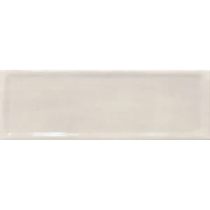 Happy Floors Titan Ivory Edge 4x12 glossy ceramic tile with pressed edges