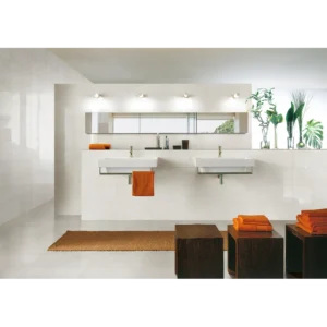 Arona Bianco Polished Rectified Porcelain Tile 24x24 gallery image 1