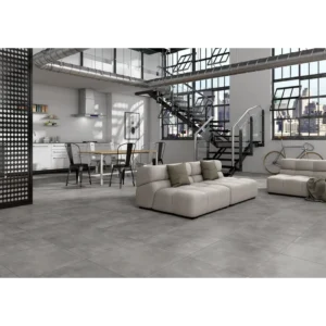 Baltimore Gris Natural Rectified Porcelain Tile 24x24 gallery image 1