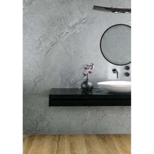 Cardosia Pebble Grey Natural Rectified Porcelain Tile 24x24 gallery image 1