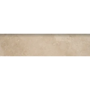 Cipriani Almond Beige 3x12 natural porcelain bullnose tile