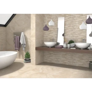 Cipriani Almond Beige Natural Porcelain Tile 24x24 gallery image 1