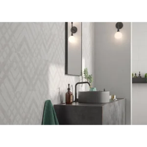 Fibra Silver Natural Rectified Porcelain Tile 24x24 gallery image 1