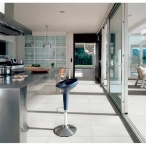 Happy Floors Dolomite White Polished Rectified Porcelain Tile 24x48 gallery image 1