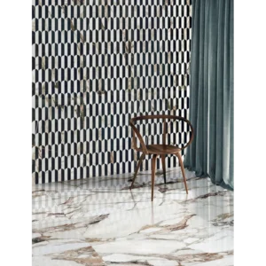 Kobe Calacatta Viola Polished Porcelain Tile 24x24 gallery image 1