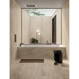 Navona Honey Vein Cut Natural Rectified Porcelain Tile 24x24 gallery image 1